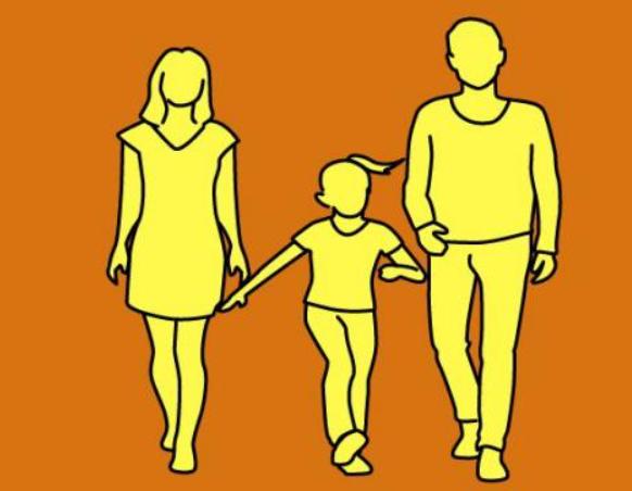 Як ви думаєте на якій картинці сім'я дійсно дружня і щаслива?