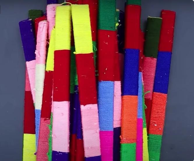 Як зробити килимки своїми руками без в'язання та шиття: простий метод