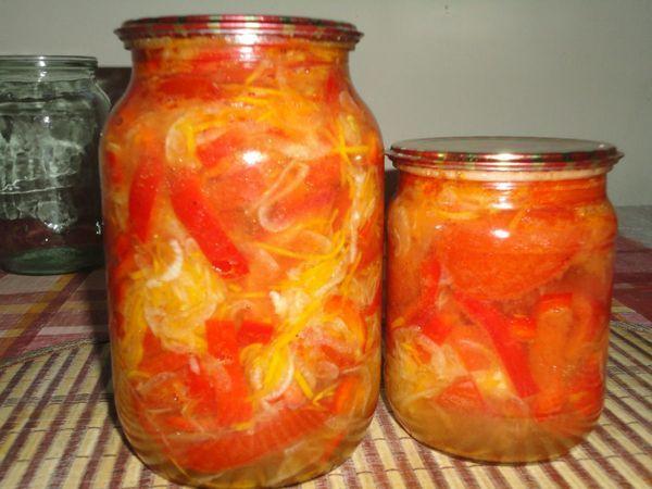 Салати з помідорів на зиму - рецепти «пальчики оближеш»