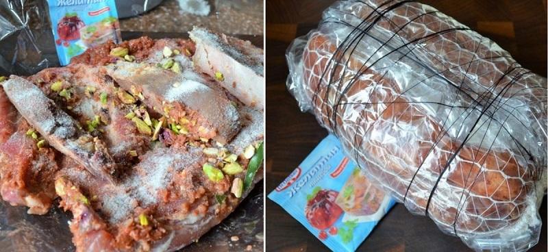 Як приготувати соковитий м'ясний горіх зі свинини. М'ясо для бутербродів або для святкової нарізки