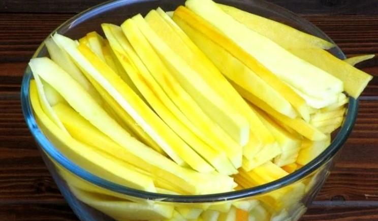 Кабачки мариновані (на зиму) по-французьки з гірчицею