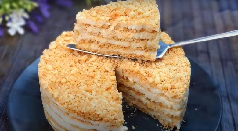 Торт без духовки. За смаком нагадує “Наполеон”