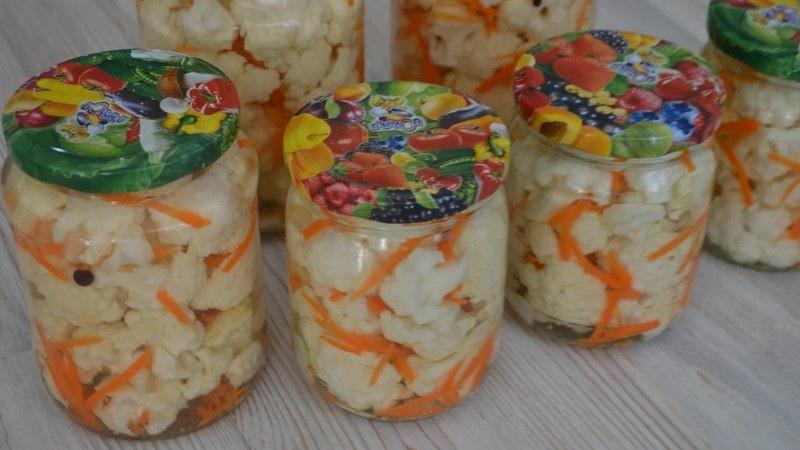Маринована цвітна капуста на зиму: супер рецепт, взимку йде «на ура»
