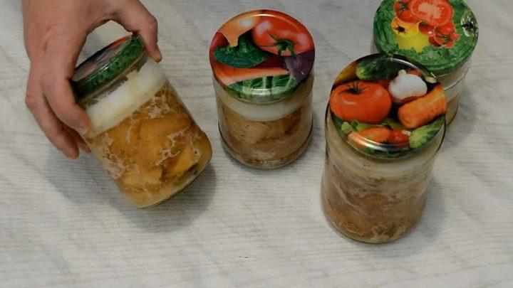 Домашня тушонка в духовці для тривалого зберігання