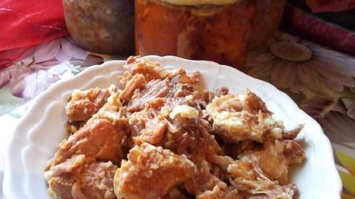 Домашня тушонка в духовці для тривалого зберігання