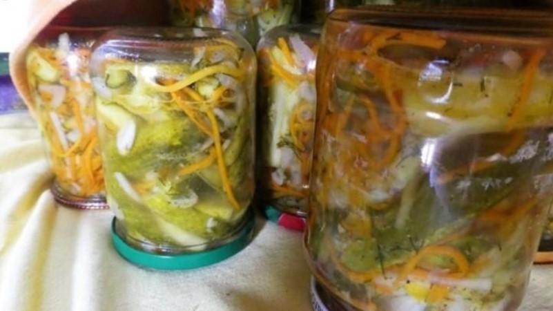 Пікантні огірки по-корейськи на зиму