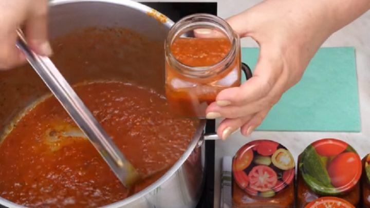 Універсальний томатний соус для піци. Заготівля соусу на зиму