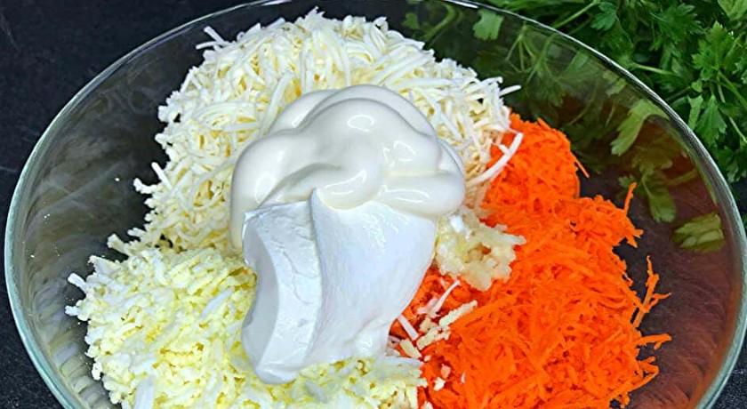 Улюблений простий салат “Вогник”, із серії “на швидку руку”