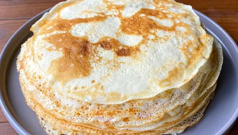 Млинці на заварному тісті з капустою. Вони неймовірно ніжні